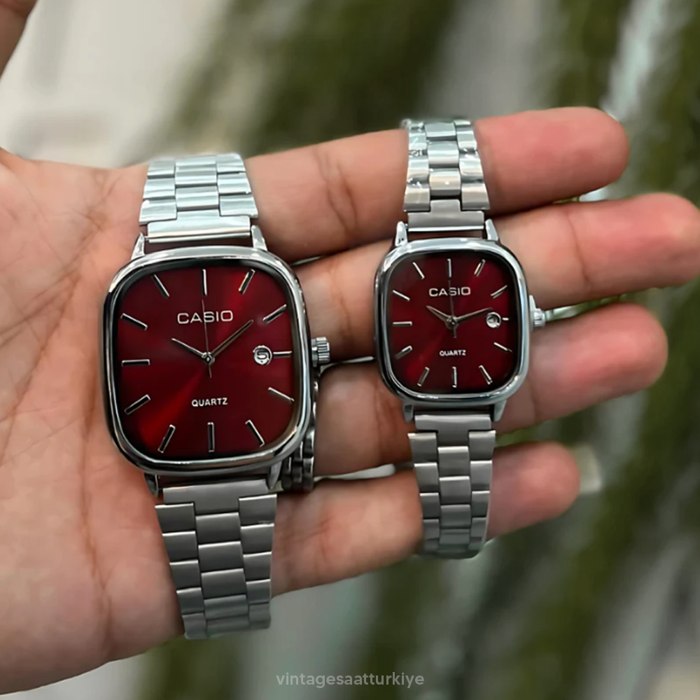 Casio Vintage Saat Kırmızı