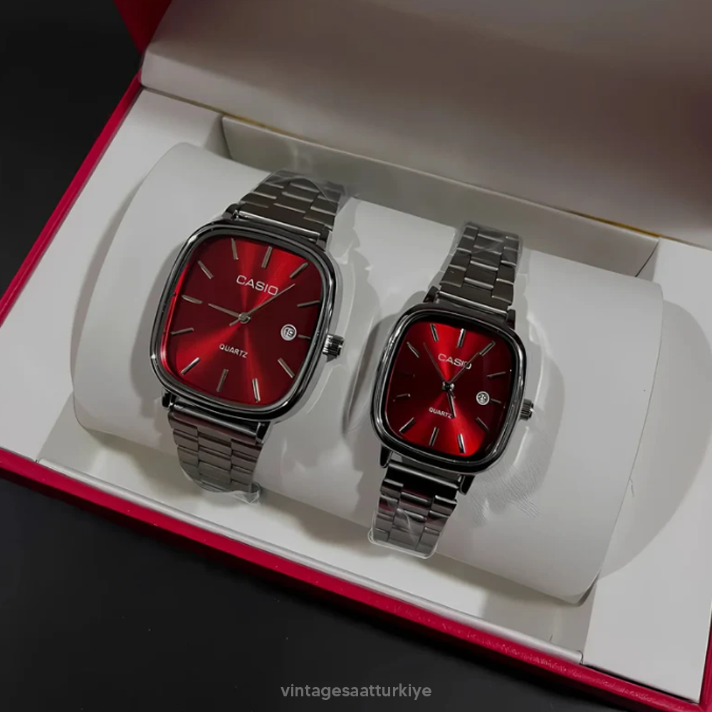 Casio Vintage Saat Kırmızı
