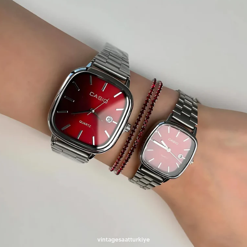 Casio Vintage Saat Kırmızı